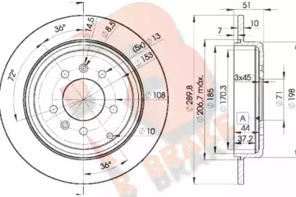 R BRAKE 78RBD24686