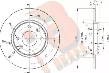 R BRAKE 78RBD24688