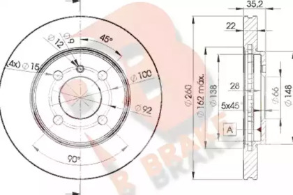 R BRAKE 78RBD24749