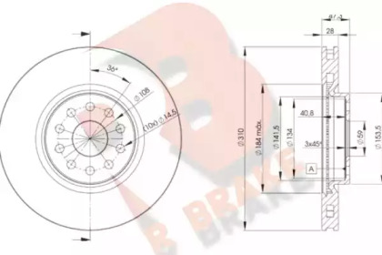 R BRAKE 78RBD24921