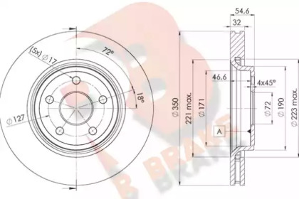 R BRAKE 78RBD25152