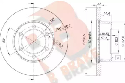 R BRAKE 78RBD25190