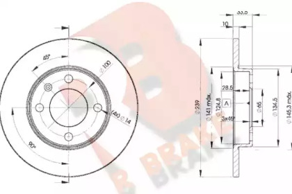 R BRAKE 78RBD25304