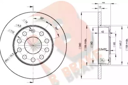 R BRAKE 78RBD25310