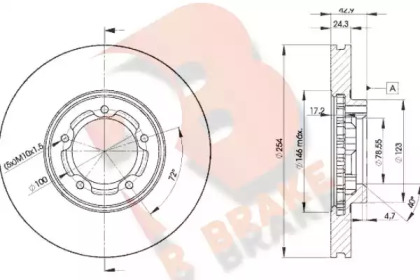 R BRAKE 78RBD25610