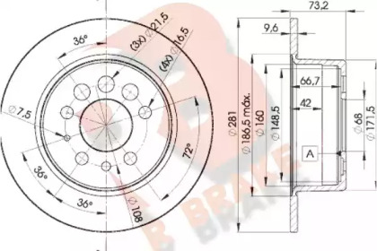 R BRAKE 78RBD15782