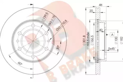 R BRAKE 78RBD26004