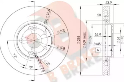 R BRAKE 78RBD26029