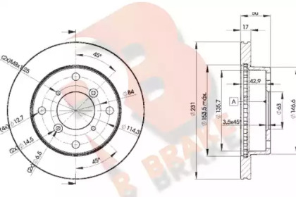 R BRAKE 78RBD26030