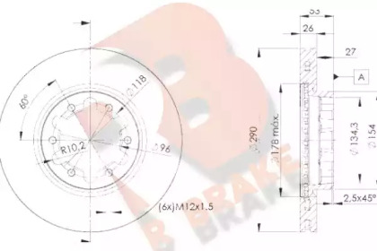 R BRAKE 78RBD26031