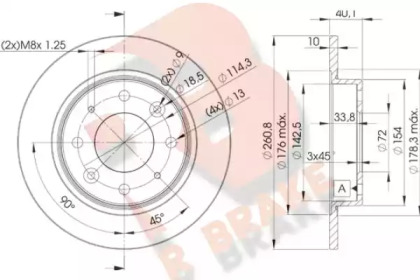 R BRAKE 78RBD26251