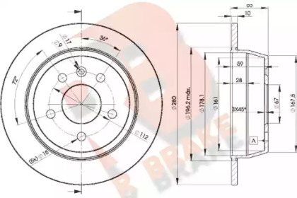 R BRAKE 78RBD26381