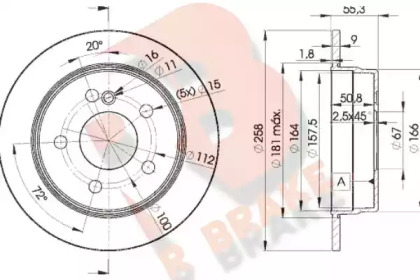 R BRAKE 78RBD26470