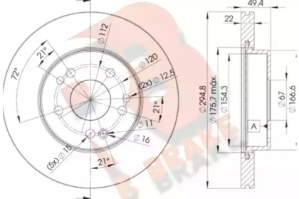 R BRAKE 78RBD26471