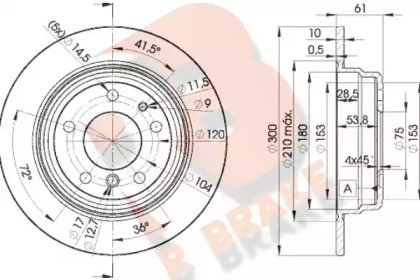 R BRAKE 78RBD26668