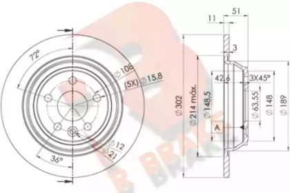 R BRAKE 78RBD26769