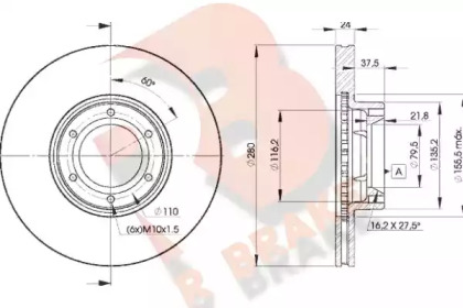 R BRAKE 78RBD26847