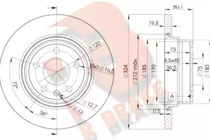 R BRAKE 78RBD26849