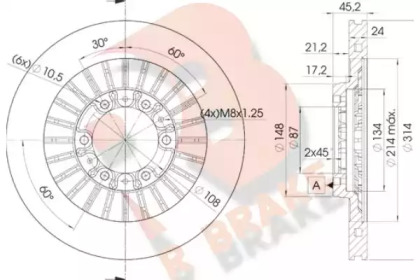 R BRAKE 78RBD27043