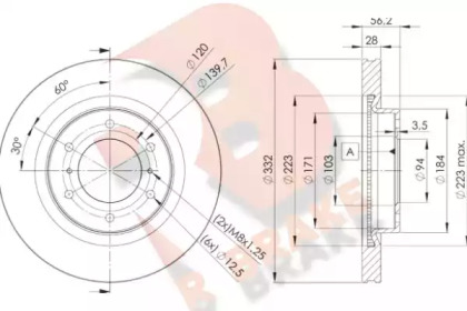 R BRAKE 78RBD27113