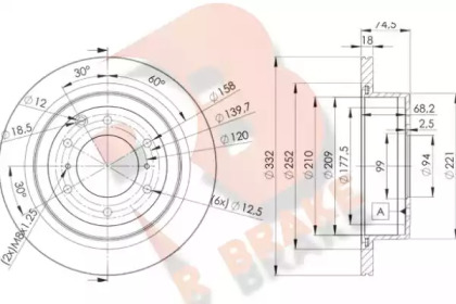 R BRAKE 78RBD27114