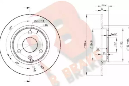 R BRAKE 78RBD27199