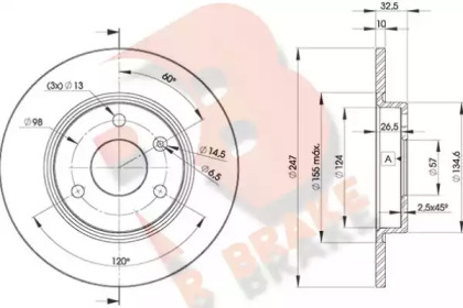 R BRAKE 78RBD27276