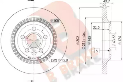 R BRAKE 78RBD27293