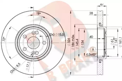 R BRAKE 78RBD27357