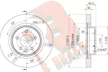 R BRAKE 78RBD27362