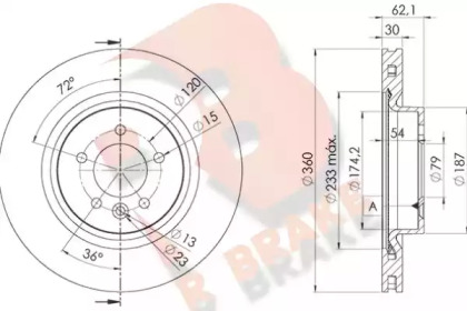 R BRAKE 78RBD27364