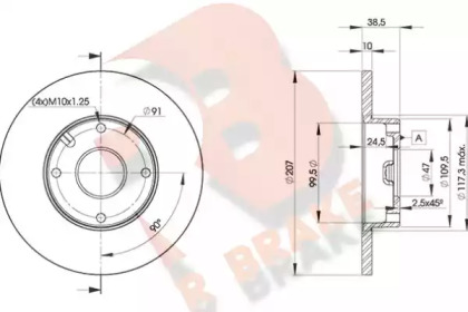 R BRAKE 78RBD27702