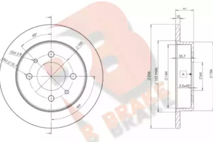 R BRAKE 78RBD27763