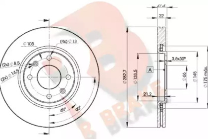 R BRAKE 78RBD27810