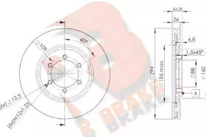 R BRAKE 78RBD28678