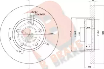 R BRAKE 78RBD28801