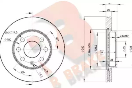 R BRAKE 78RBD29021