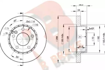 R BRAKE 78RBD29039