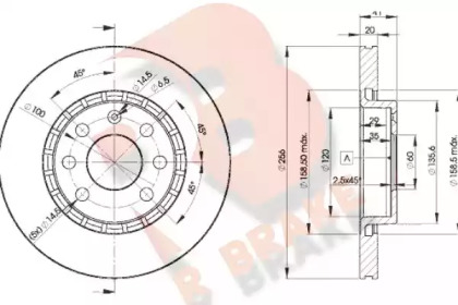 R BRAKE 78RBD29046