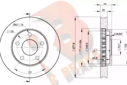 R BRAKE 78RBD29057