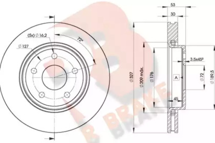 R BRAKE 78RBD29269