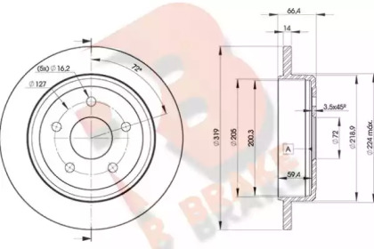 R BRAKE 78RBD29275