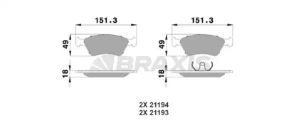 BRAXIS AA0122