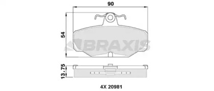 BRAXIS AA0325