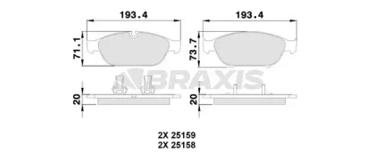 BRAXIS AA0393