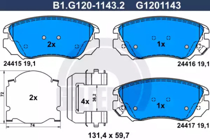 GALFER B1.G120-1143.2