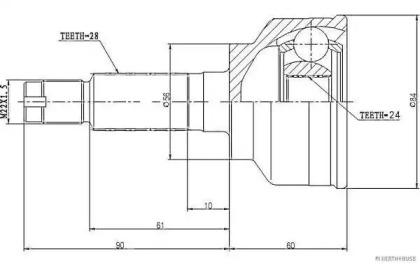 HERTH+BUSS JAKOPARTS J28203103