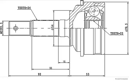 HERTH+BUSS JAKOPARTS J2826006