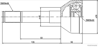 HERTH+BUSS JAKOPARTS J2828004