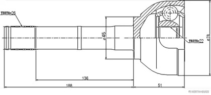 herth buss jakoparts j2828008